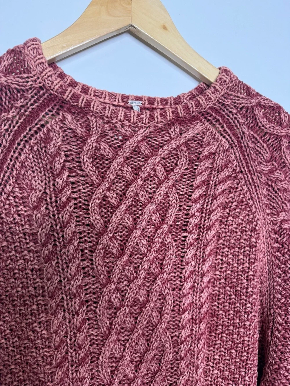 Free People On a Boat Sweater Dress Cable Knit Bohemian